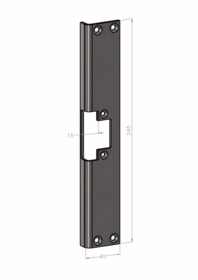 Safetron - Stolpe t/el-slutblik SA32-15 t/ES17/19 245x40mm A15mm RS