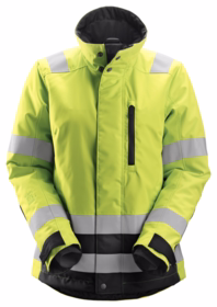 Snickers - Vinterjakke Dame 1137 Hi-vis Gul\Sort