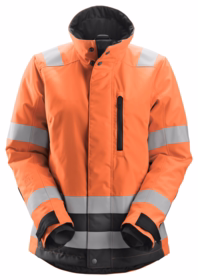 Snickers - Vinterjakke Dame 1137 Hi-vis Orange\Sort