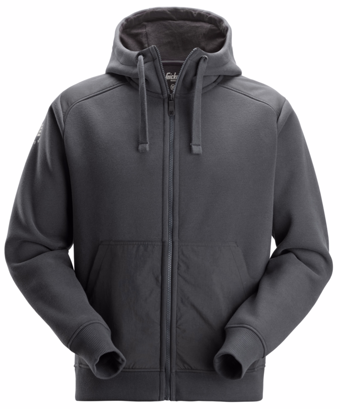 Hættetrøje m/lyn 2875 Steel Grey\Dk Steel Grey, str. M