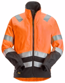 Snickers - Arbejdsjakke 1532 Hi-vis Orange\Sort