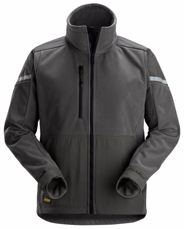 Fleecejakke 8410 Steel Grey\Dk Steel Grey, str. L