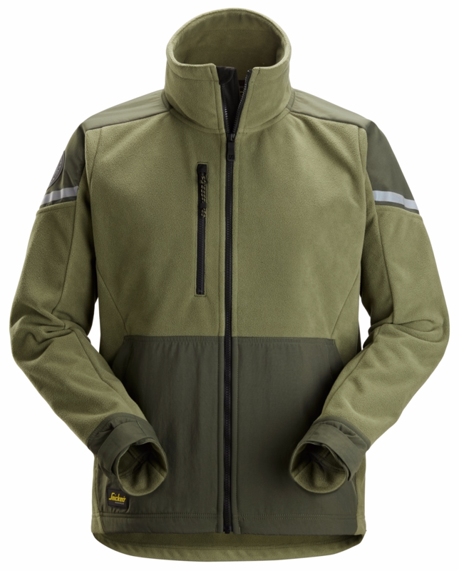 Fleecejakke 8410 Khaki grøn\Dk Khakigrøn, str. S