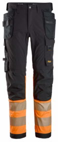 Snickers - Arbejdsbuks 6231 Sort\Hi-vis Orange