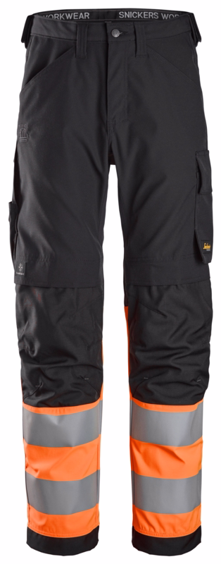 Arbejdsbuks 6339 Sort\Hi-vis Orange, str. 52