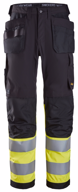 Arbejdsbuks 6239 Sort\Hi-vis Gul, str. 44