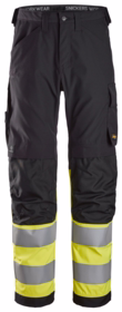 Snickers - Arbejdsbuks 6339 Sort\Hi-vis Gul