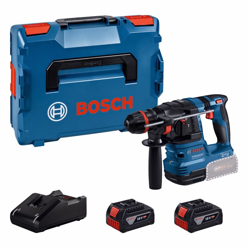 Borehammer 18V GBH 18V-22 X, 2x4,0 Ah, L-BOXX