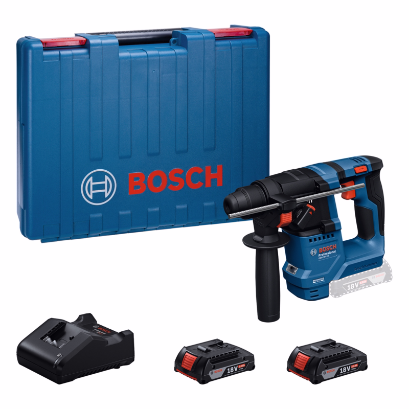 Borehammer 18V GBH 18V-18, 2x2,0 Ah, L-BOXX