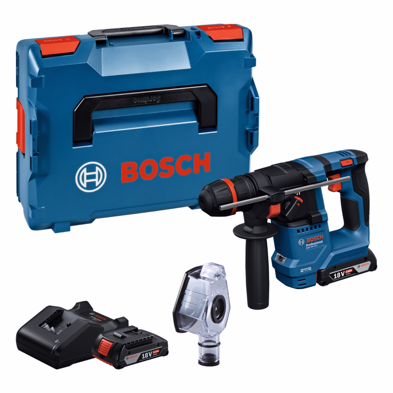 Borehammer 18V GBH 18V-18 X, 2x2,0 Ah