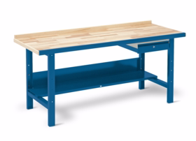 Blika - Værkstedsbord VBB-1.15 komplet RAL 5017