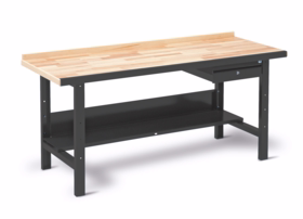 Blika - Værkstedsbord VBB-1.15 komplet RAL 7016/7016