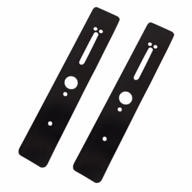 STROXX - Dækskilte Sort 53x325xmm t/Smart Lock ST-2/Euro, sæt á 2 stk