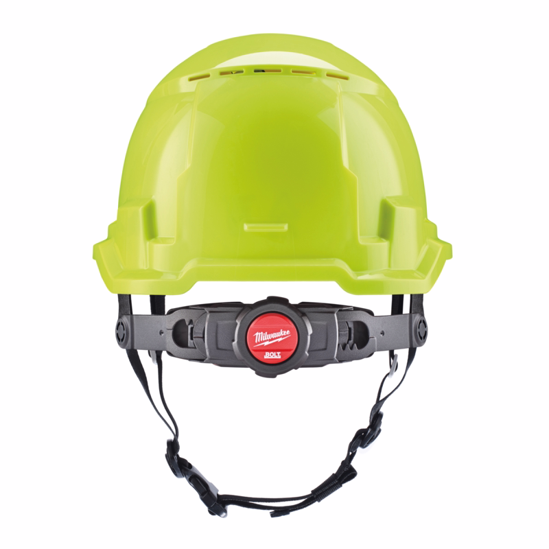 Sikkerhedshjelm Bolt™100 Hi-vis gul ventileret