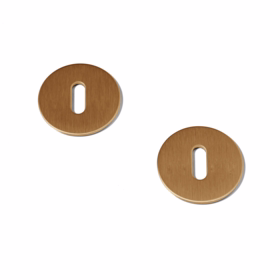 d line - Nøgleskilt PVD Kobber Knud Holscher m/ klips Ø50 CC27/38 mm