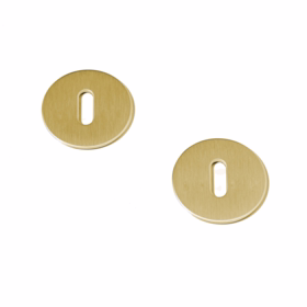 d line - Nøgleskilt Børst. Mess Knud Holscher m/ klips CC27/38 mm Ø50