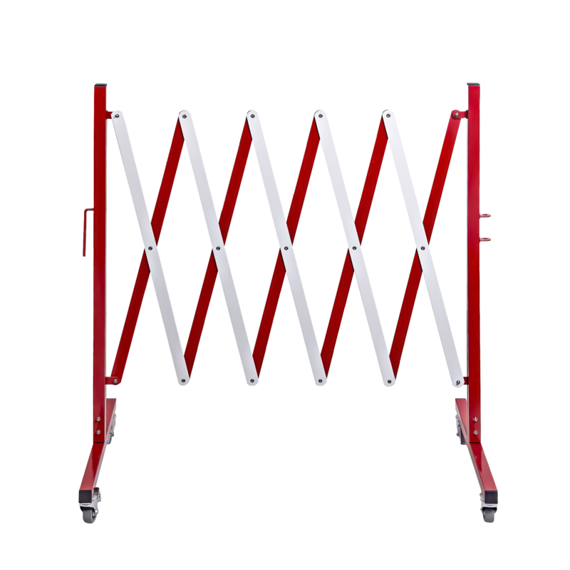Afspærringshegn rød/hvid 30-250 cm, saksemodel