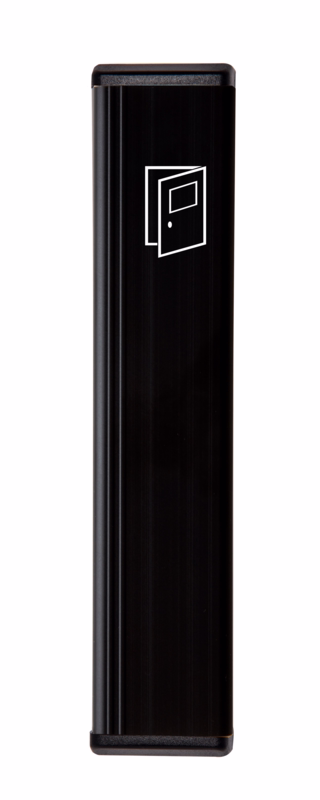 Albuekontakt JCK 255-50mm ALU Sort/sort ende m/dørlogo