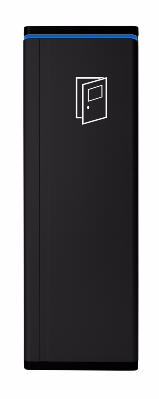 Albuekontakt JCK 267 LED ALU Sølv/sort endem/dørlogo