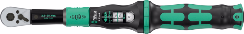 Momentnøgle Click-Torque Lock A 5 - 1/4", 2,5-25 Nm
