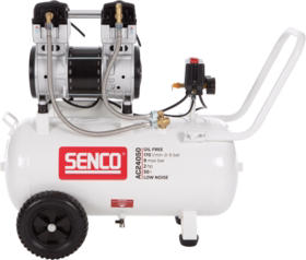Senco - Kompressor AC24050 støjsvag 9 bar, 50 L