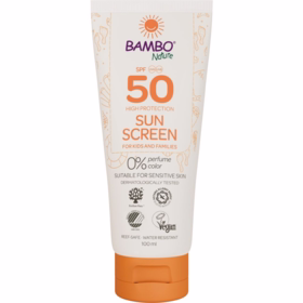 Bambo - Solcreme u/parfume SPF 50, 100 ml