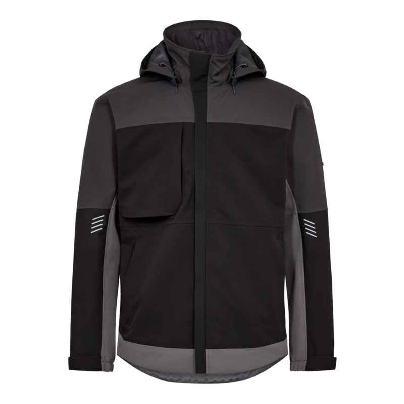 Skaljakke 1129 Sort/antrazitgrå, str. 6XL