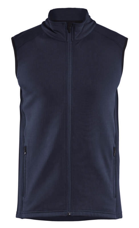Fleece vest 4736 Mørk marineblå, str. 2XL