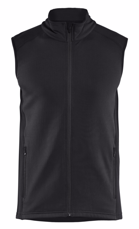 Fleece vest 4736 Sort, str. M