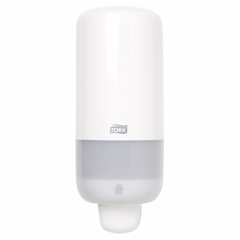 Sæbedispenser S4 Hvid plast 1000 ml