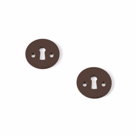 d line - Nøgleskilte PVD Bronze (gammeldags nøglehul), Ø50mm