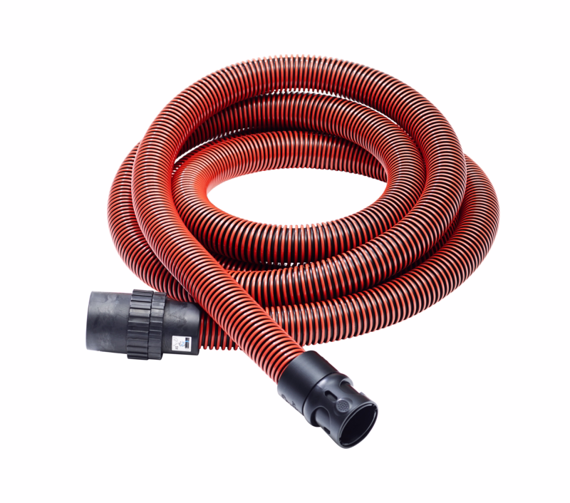 Sugeslange ANTISTATISK rød Ø36 mm, 4 m