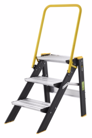 W.steps - Arbejdsbuk m/gelænder 808043 68 cm - 3 trin