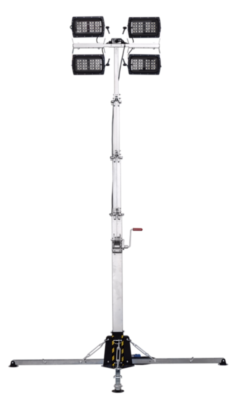 Lystårn MT70 Pro 01 LED 4x75W, 55000 lumen