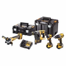 DeWALT - Maskinsæt 18V 4-PAK 805.850, 3x5,0 Ah, TSTAK
