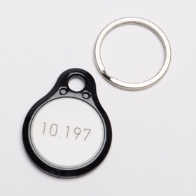   - Nøglebrik sort MIFARE DESFire EV3 8K