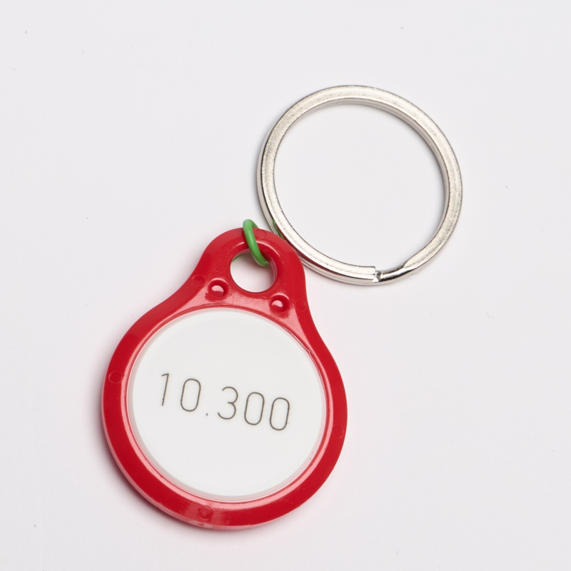 Nøglebrik rød MIFARE DESFire EV3 8K