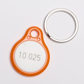  - Nøglebrik orange MIFARE DESFire EV3 8K