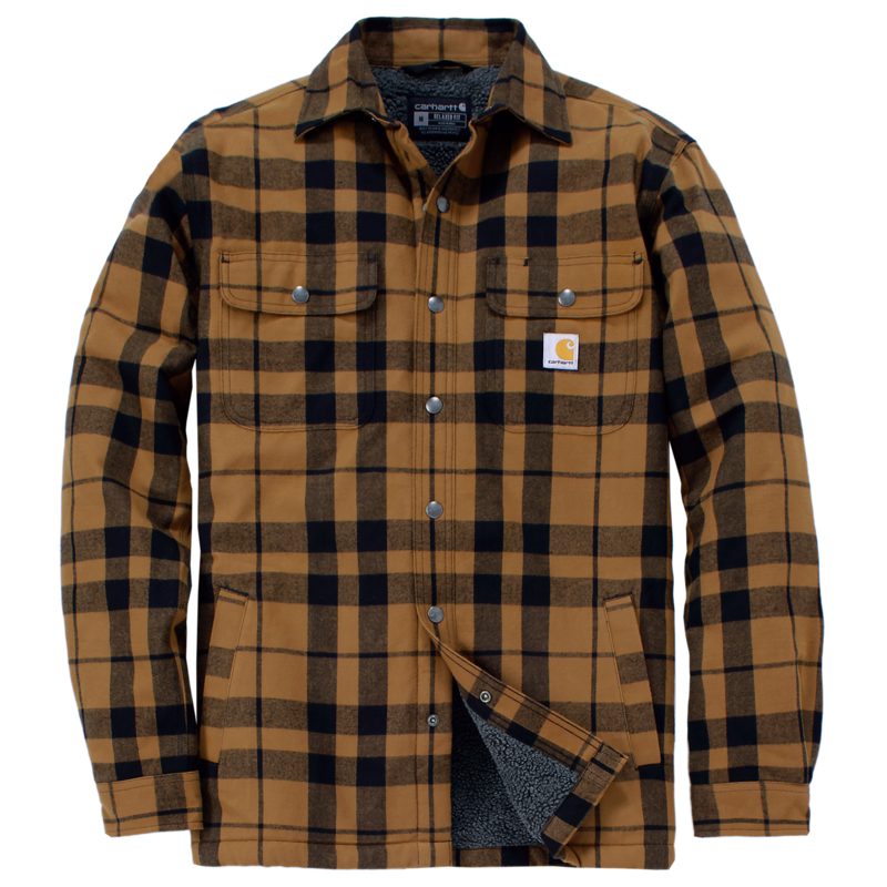 Skjorte 107017 Brun, str. L