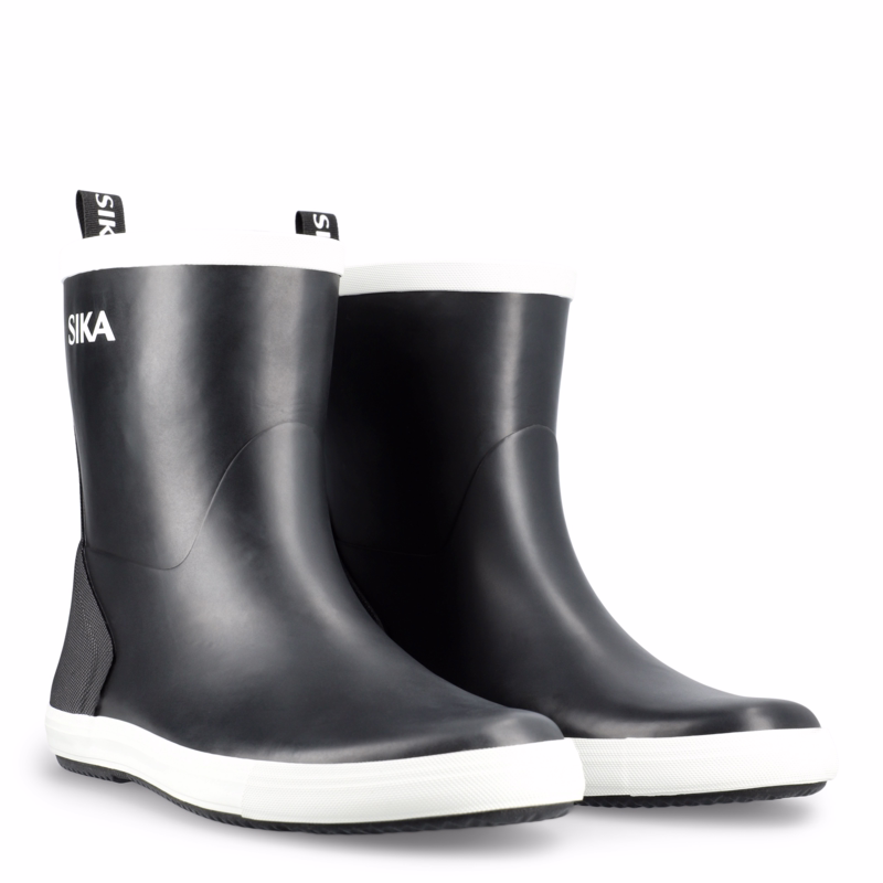 Gummistøvle 25601 Sort/Hvid, str. 46
