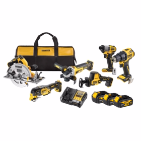 DeWALT - Maskinsæt 18V 6-Pak DCK608M3, 3x4,0 Ah, Softbag