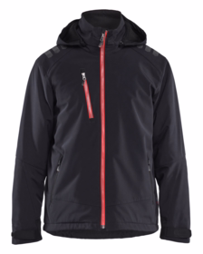 Blåkläder - Vinter softhelljakke 4750 Sort/rød