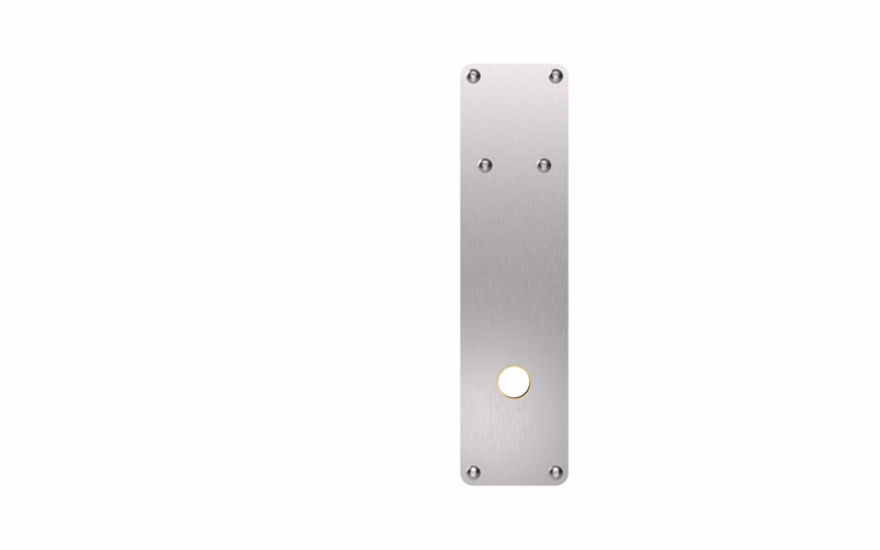 Langskilt RS 215x55x2mm u/vr. cc105mm 1301.07HA.UVR