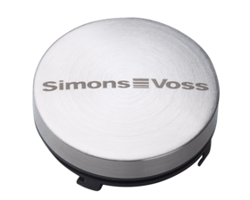 SimonsVoss - Knopkappe, Rustfrit stål, Aktiv Teknologi