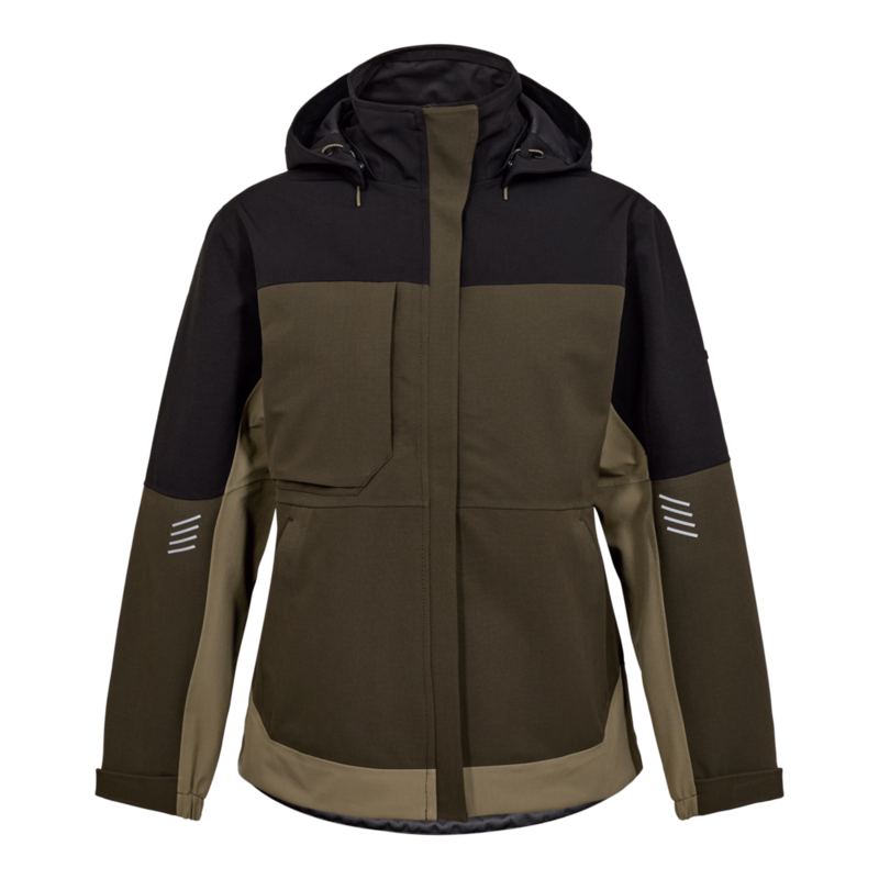 Skaljakke Dame 1135 Forest green/sort, str. S