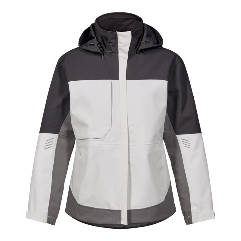 Skaljakke Dame 1135 White/antrazitgrå, str. 3XL
