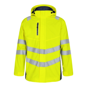 F. Engel - Skaljakke 1145 Hi-vis Gul/blue ink