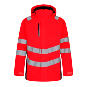 F. Engel - Skaljakke 1145 Hi-vis Rød/sort