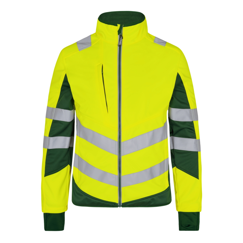 Softshelljakke 1158 Hi-vis Gul/grøn, str. L
