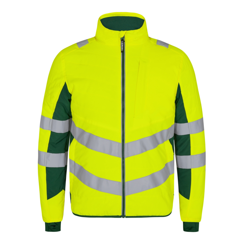 Jakke Quiltet 1159 Hi-vis Gul/grøn, str. 3XL